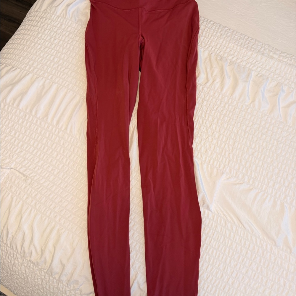 Lululemon Raspberry High-Rise, Full-Length Leggings